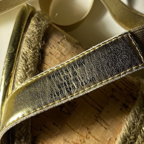 ASOS Gold Wedge Sandals - Picture 5 of 5